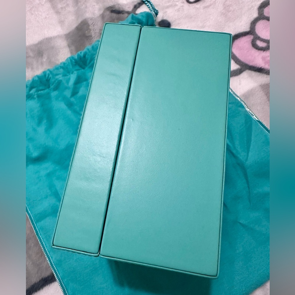 Tiffany & Co. Blue leather Jewelry Box - Picture 8 of 10
